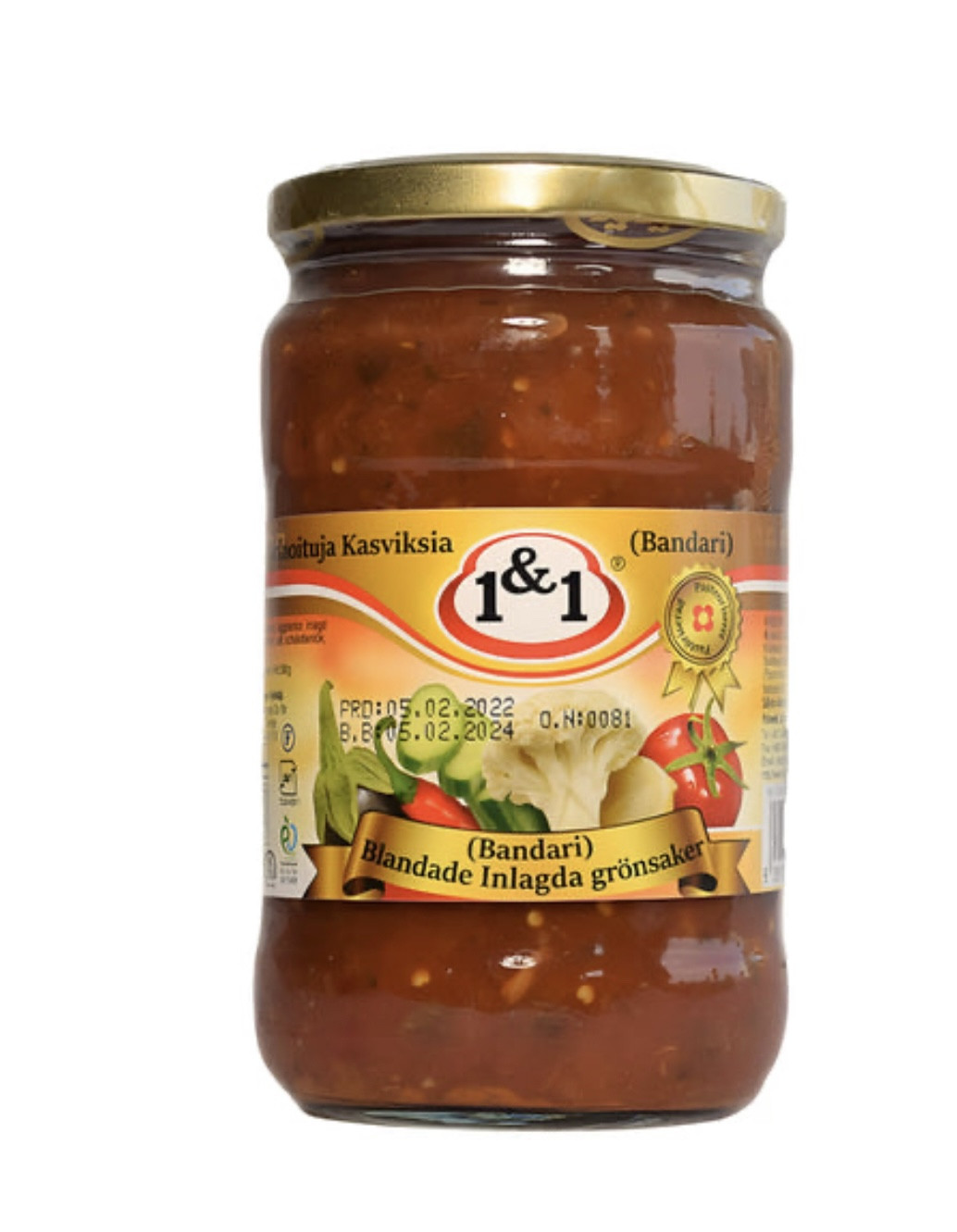 Pickel Mix Bandari (1&1) 620g*12