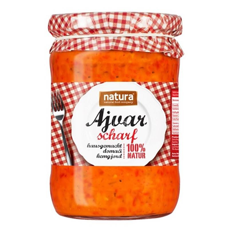  Ajvar 580 ml pittig - Natura /12/
