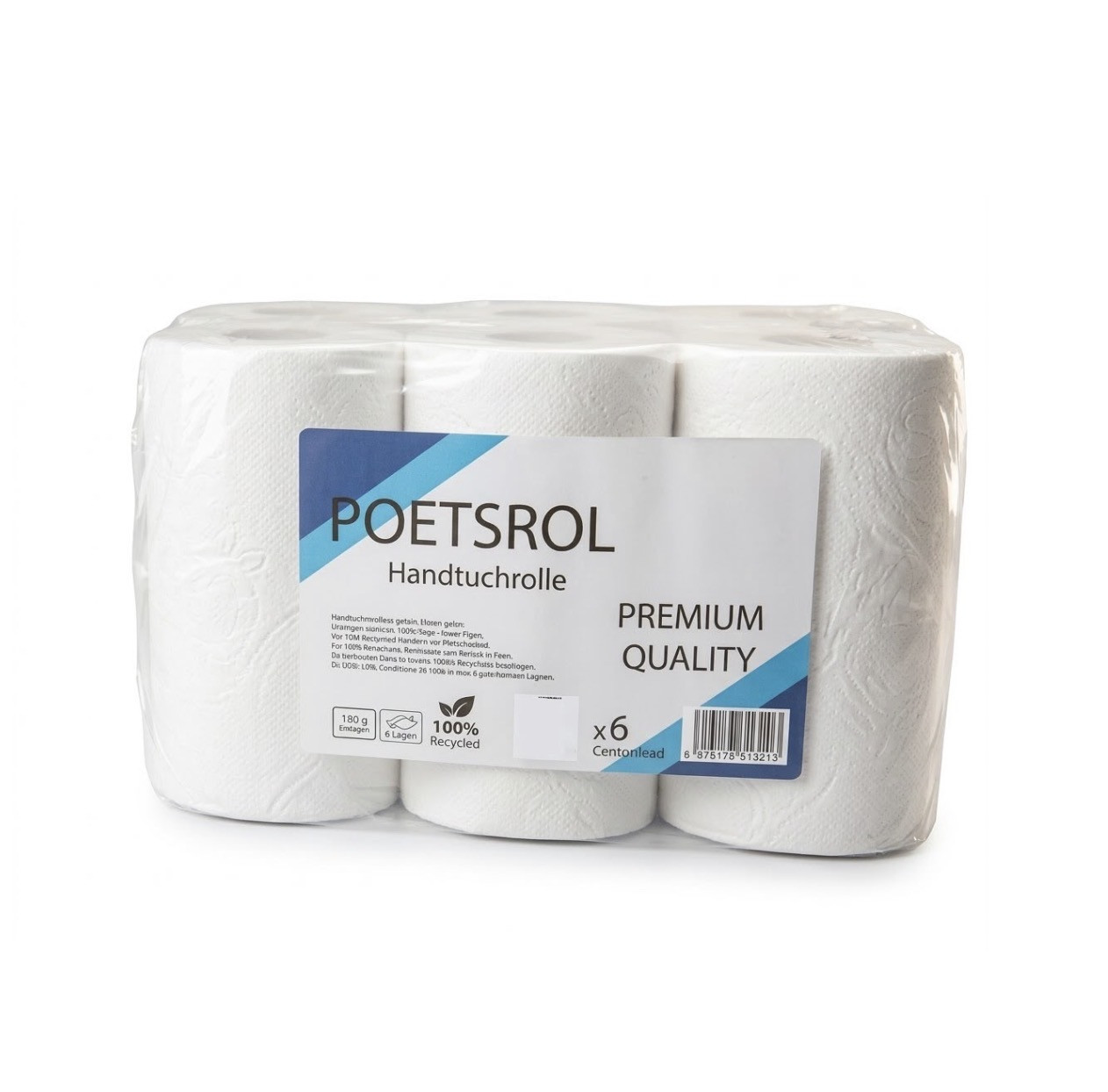 Poetsroll 2 laag M 110*6 / 1 /