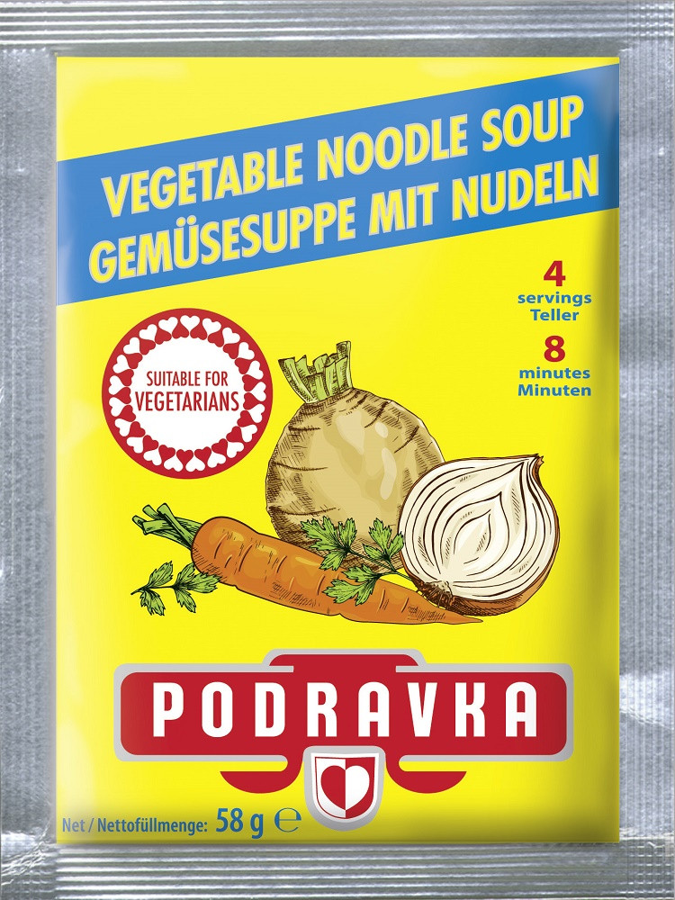 Groentesoep met noodles 58g Podravka /35/