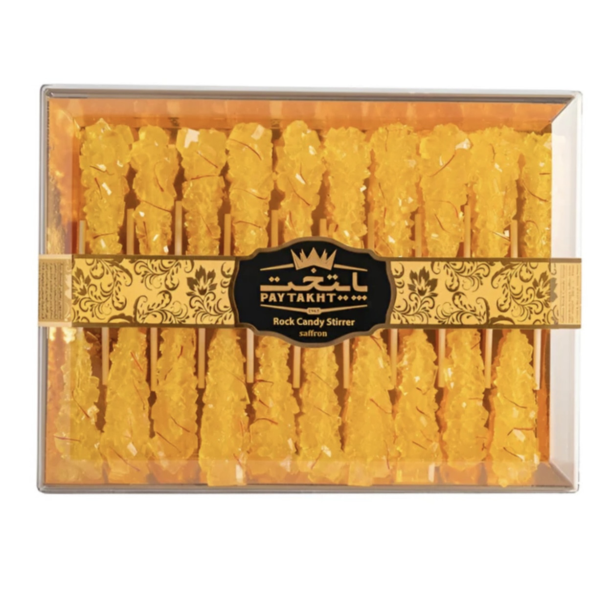 Suikercandy Geel Stok 300 gr /12/