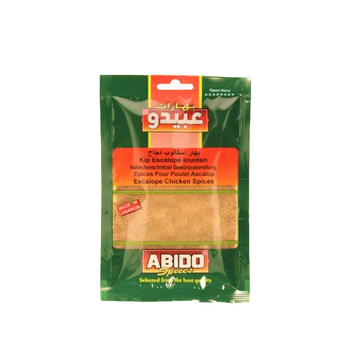 Abido, Escalope Chicken Spices, 10x50g