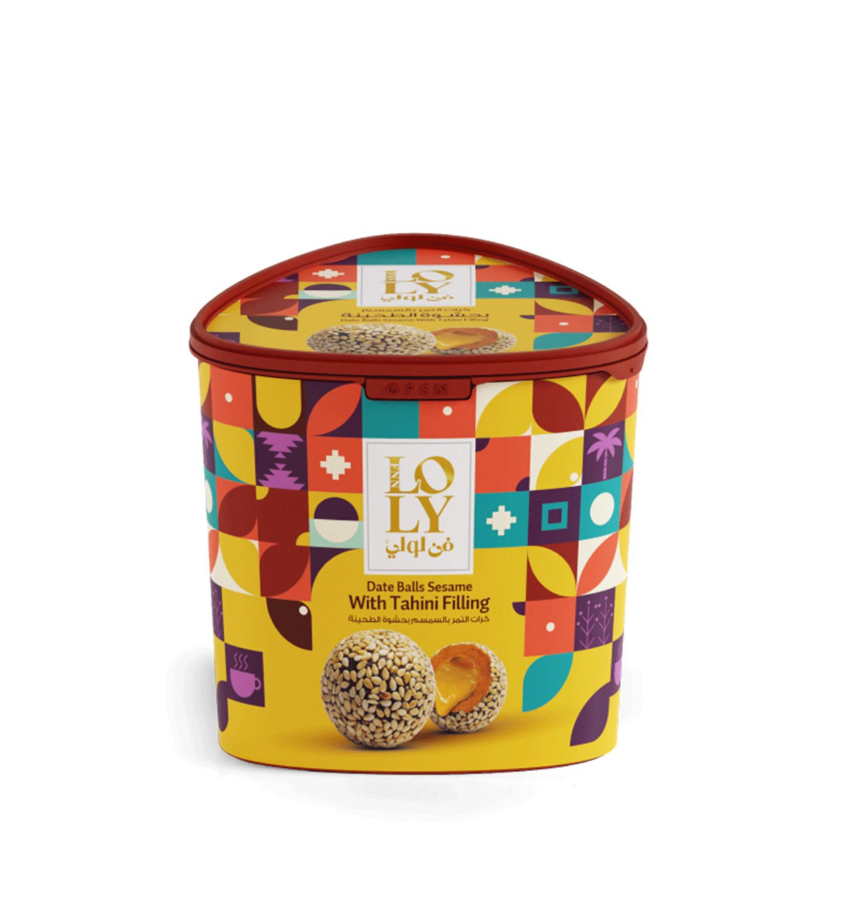 LOLY DATE BALLS SESAME WITH TAHINI 400GR