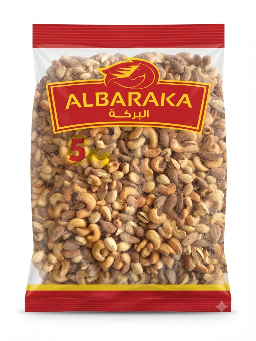 Extra Mix nuts Al Baraka Sour 5 Kg