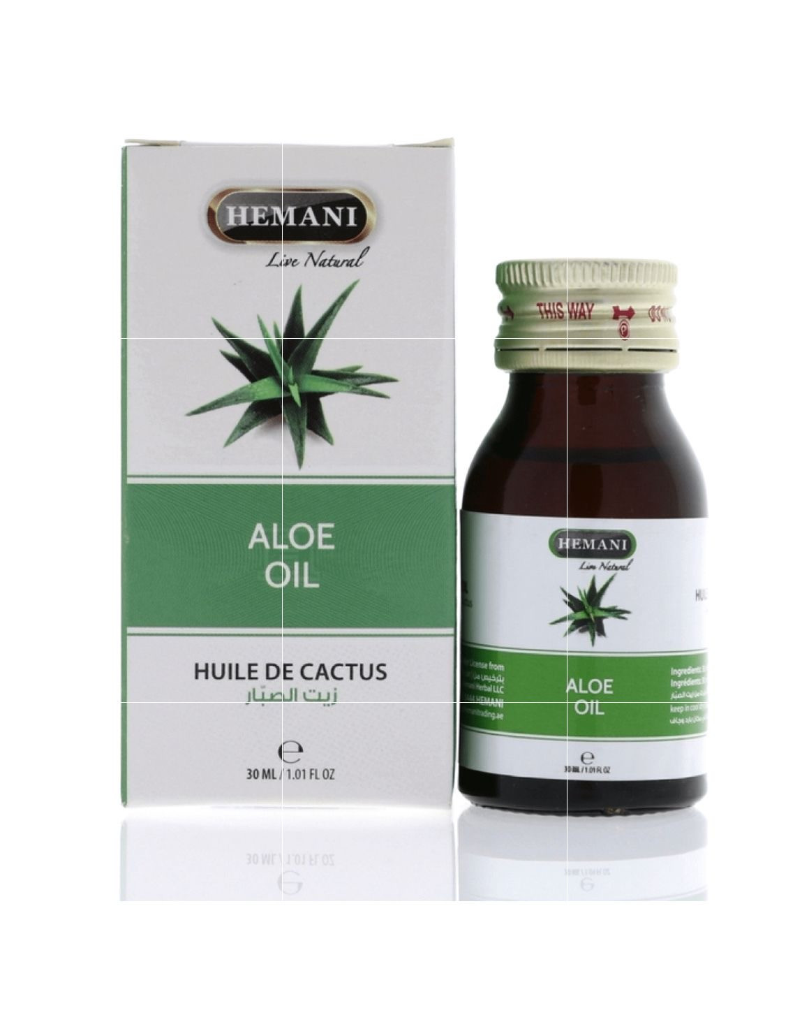 hemani aloe oil 30ml / 12 /
