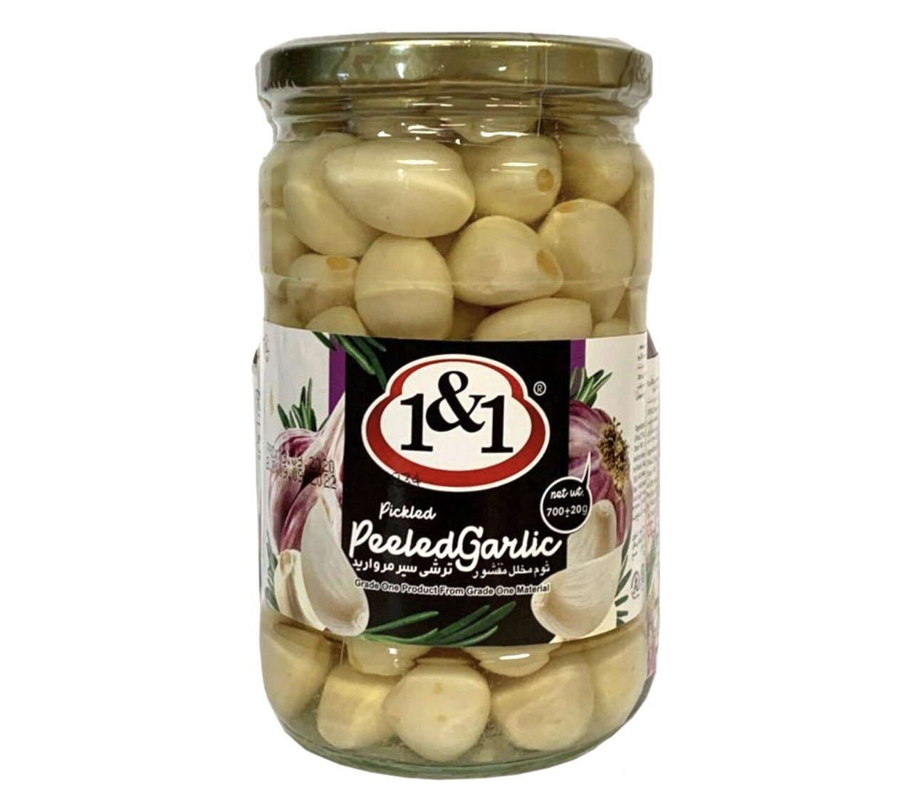 Knofl ook Pi ckel Wit (1&1) 700g*12