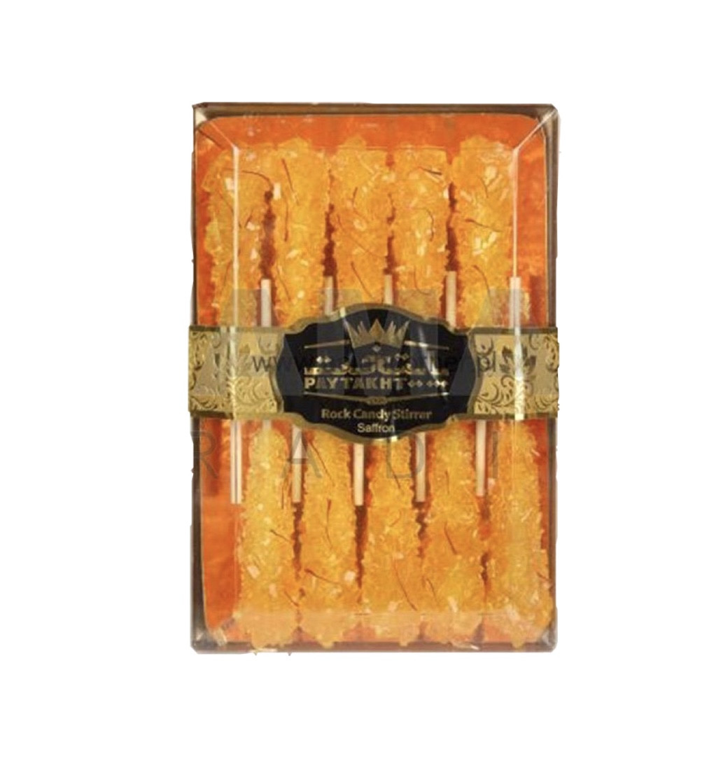 Suikercandy Geel Stok 150 gr /24/