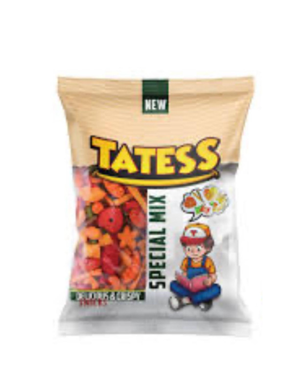 TATESS CORNCONE CHIPS 200G*14