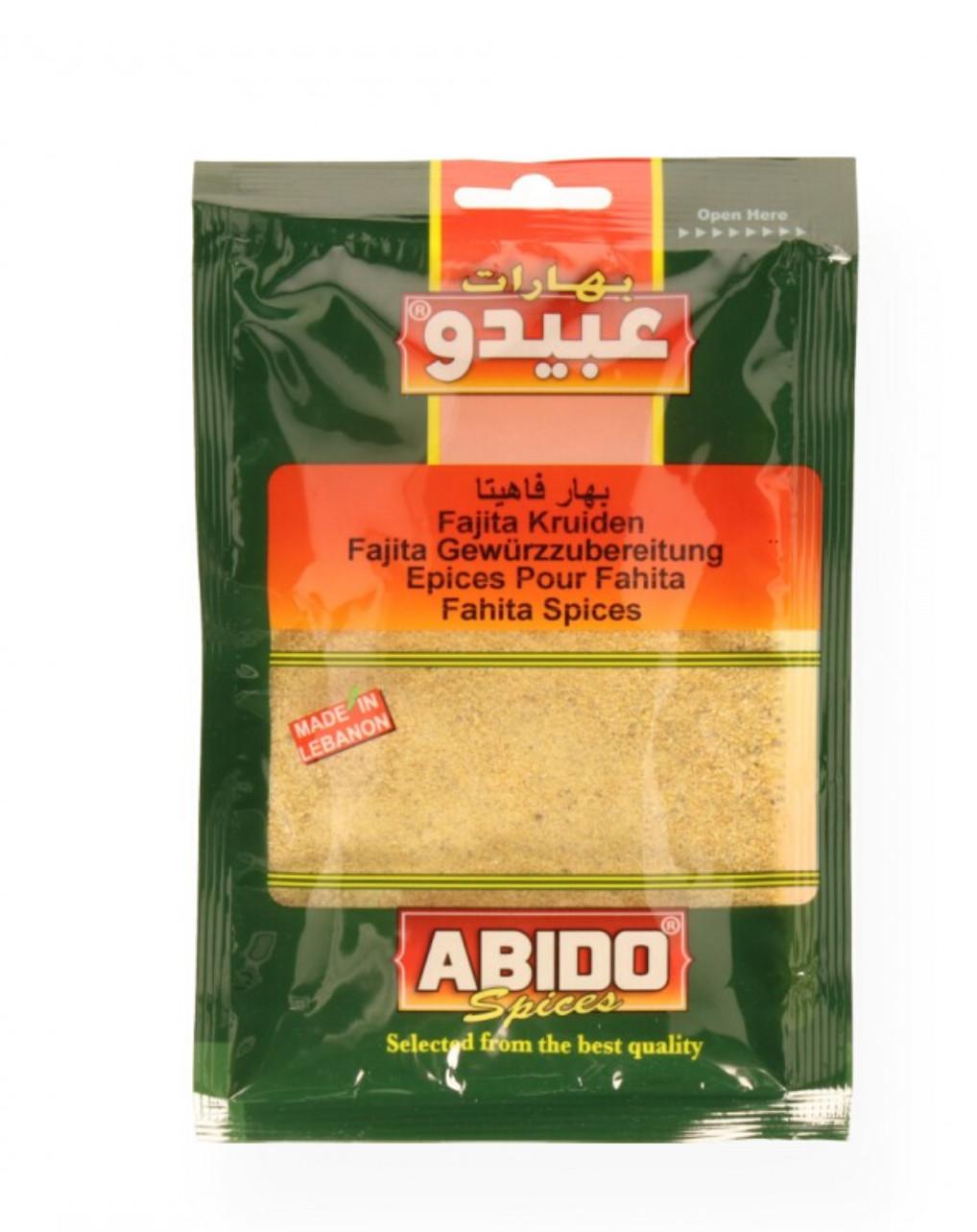 Abido, Fahita Spices, 10x50g
