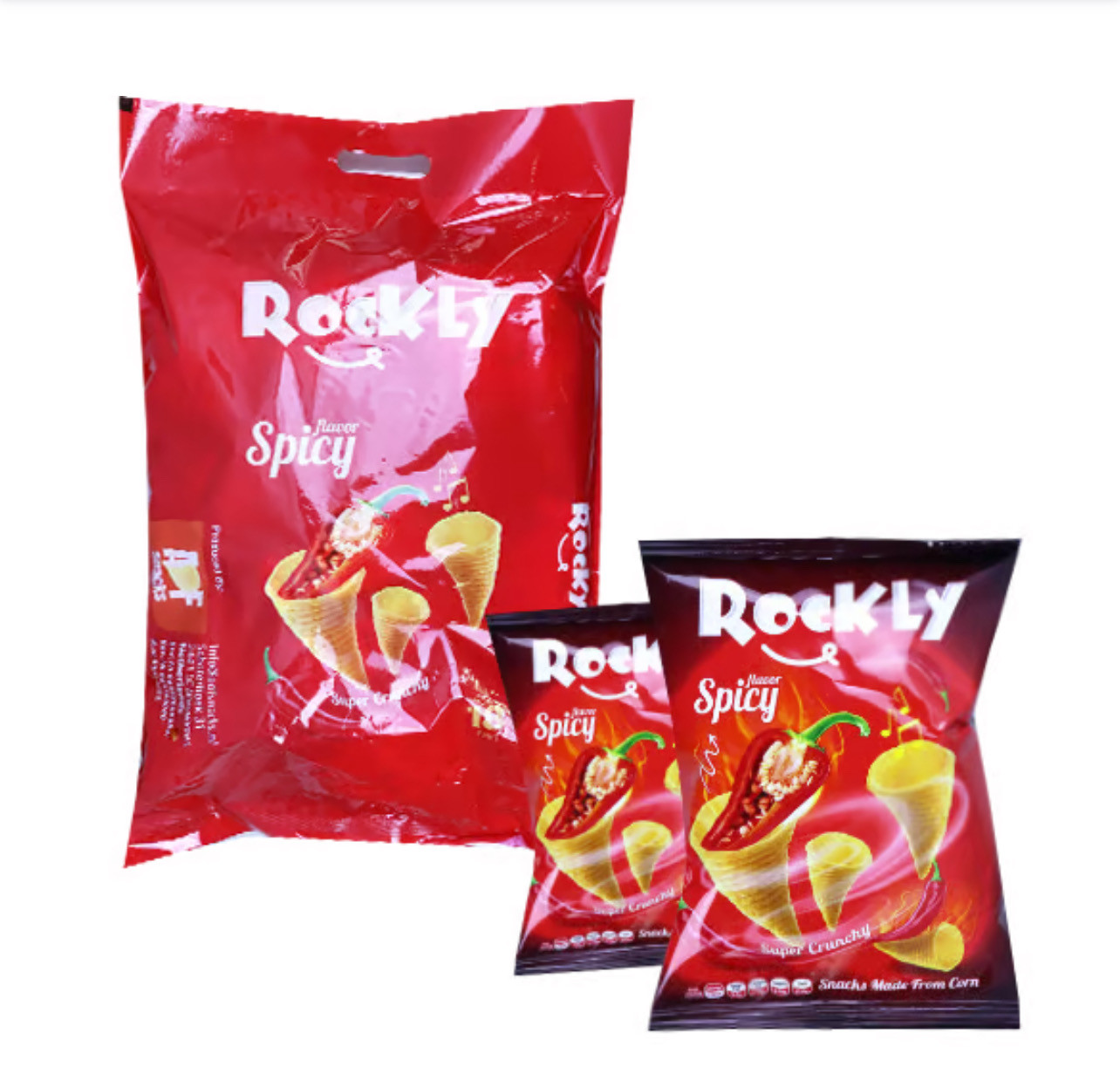 ROCKLY CHIPS SPICY 15G*15*6