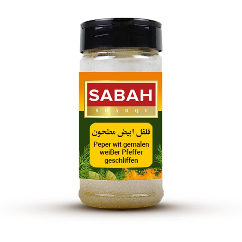 SABAH X12 WITTE PEPER GEMALEN 135 GRAM