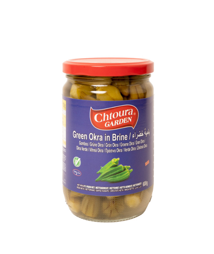 Chtoura Garden, Green Okra in brine, Lebanon, 12x600g
