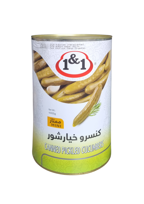 Augurken 1&1 Bilk 4000Gr*4